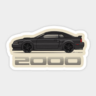 Black 2000 Sticker